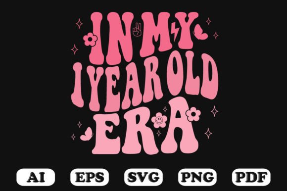 In My 1 Year Old Era Wavy Svg T-shirt