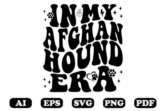 In My Afghan Hound Era Wavy SVG Review