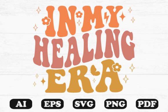 In My Healing Era Retro Wavy Svg T-shirt