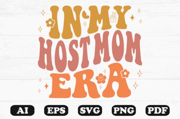 In My Host Mom Era Retro Wavy SVG Review