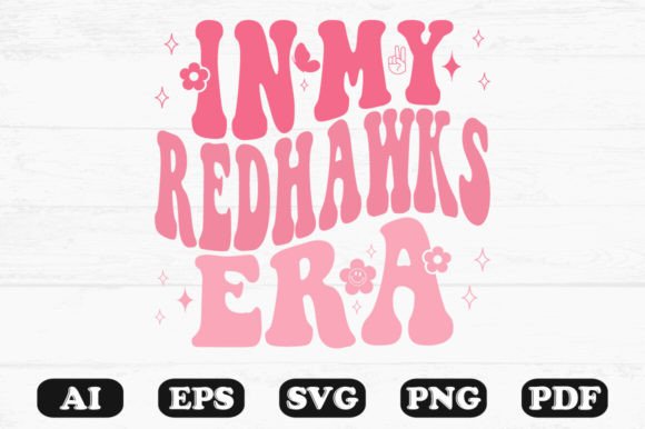 In My Red Hawks Era Retro Wavy Svg Review