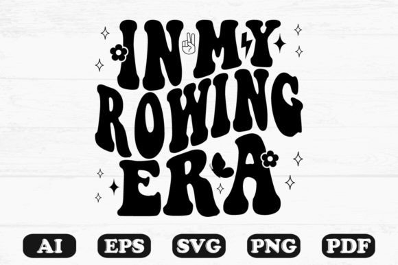 In My Rowing Era Retro Wavy SVG Review