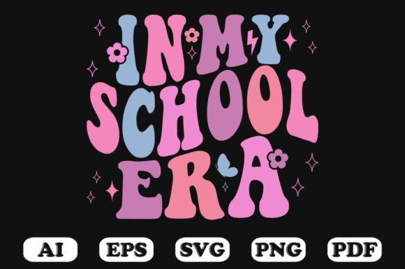 In My School Era, Retro Wavy Svg