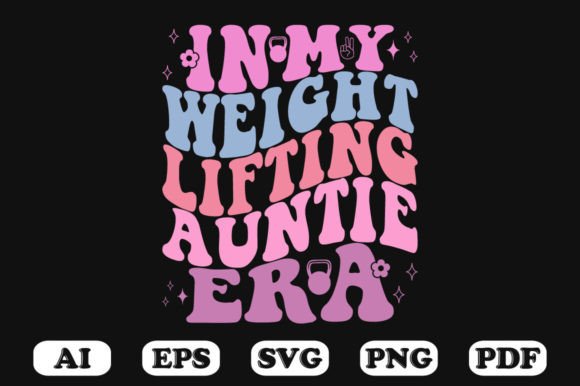 In My Weight Lifting Auntie Era Retro SV